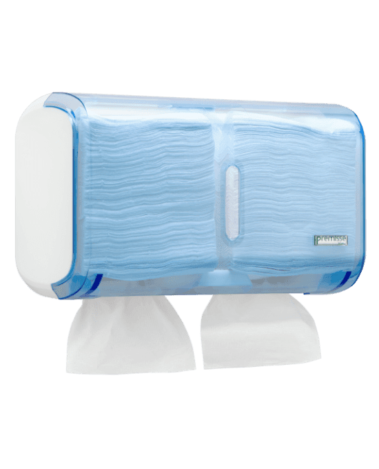 Toalheiro Compacto Multiplo Glass Azul — Premisse