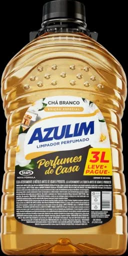 Limpador Perfumado Azulim Perfumes De Casa Edição Especial Perfumaria Fina Chá Branco — cha branco 3l