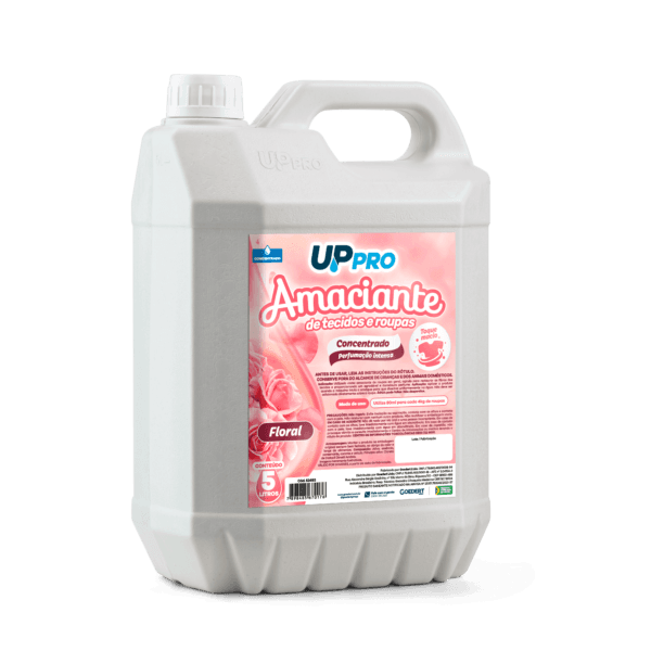 Amaciante de tecidos e roupas 5L (concentrado) floral – UPPRO