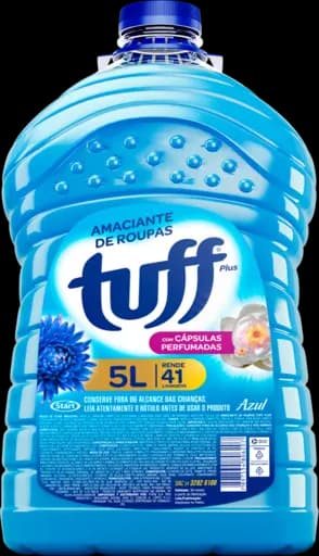 Amaciante De Roupas Tuff Plus Azul — azul 5l