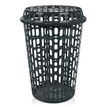 Cesto telado c/tampa telada 60l branco – Arqplast
