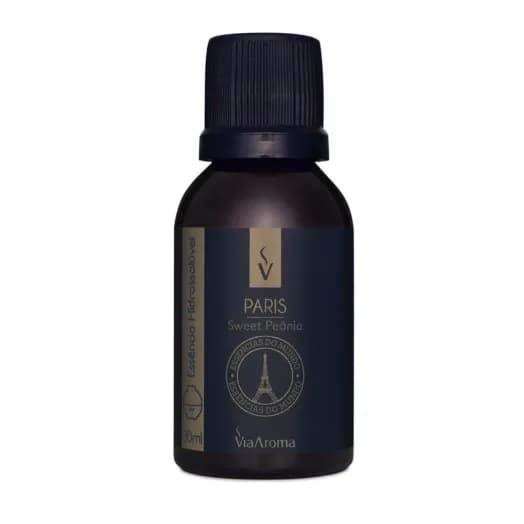 Essência Hidrossolúvel Paris Sweet Peônia Linha Mundo Via Aroma - 30ml