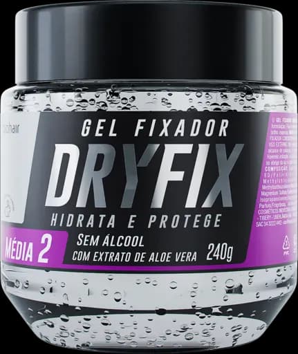 Gel Fixador Fixação Média 2 Dryfix — gel fixador fixacao media 2 dryfix 240g