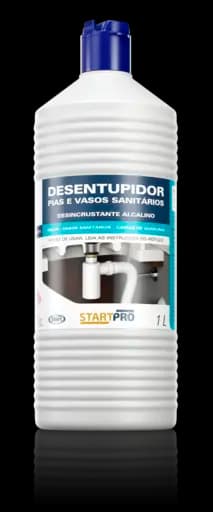 DESENTUPIDOR PIAS E VASOS SANITÁRIOS STARTPRO — desentupidor pias vasos sanitarios startpro 6x1l