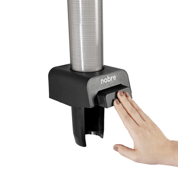 Dispenser poupador de copos 150 a 200ml – Preto – Multicopo - Nobre