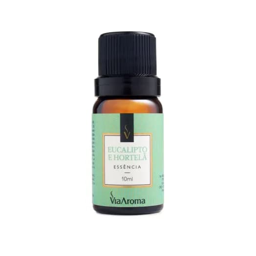 Essência Eucalipto e Hortelã Via Aroma - 10ml