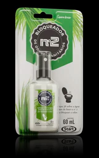 BLOQUEADOR ODOR SANITÁRIO N2 — bloqueador odor sanitario n2 capim limao blister 12x60ml – Start