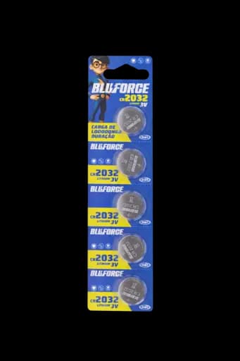 Bateria Bluforce Moeda Litio CR 2032 — cr 2032 20x5x1 – Start Química