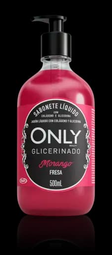 SABONETE LÍQUIDO ONLY — morango