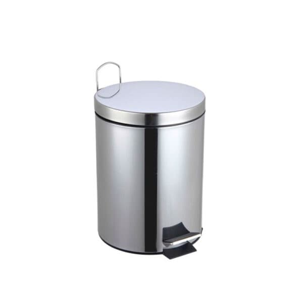 Lixeira inox c/pedal 5l. polido Mood