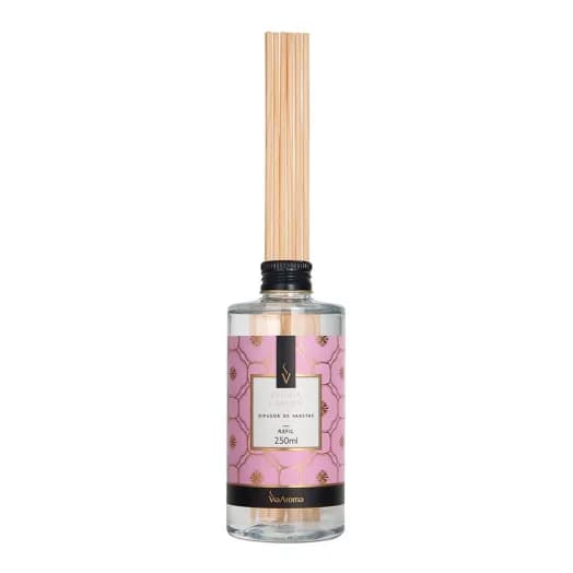 Refil Difusor de Varetas Peônia Garden Via Aroma - 250ml