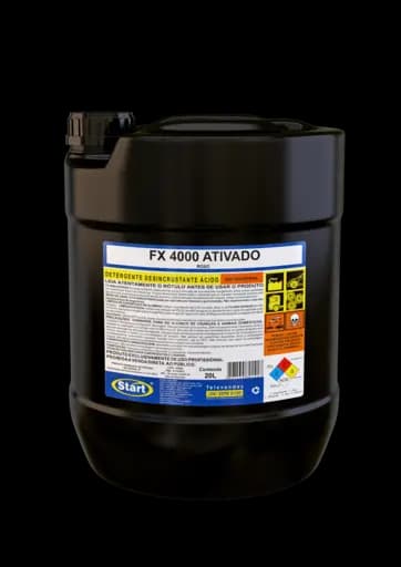 REMOVEDOR DE INCRUSTAÇÕES FX 4000 ATIVADO — fx 4000 ativado 1000l ct 140 – Indy Pro
