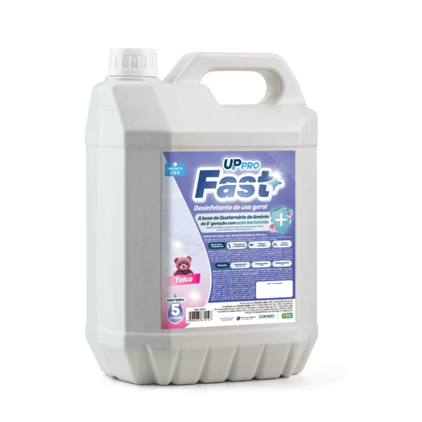 Desinfetante 5L uso geral (quaternario de amonio) Fast Talco – UPPRO