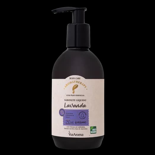 Sabonete Líquido Lavanda Aromatherapy Via Aroma - 250ml