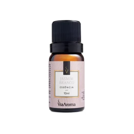 Essência Jasmim Branco Via Aroma - 10ml