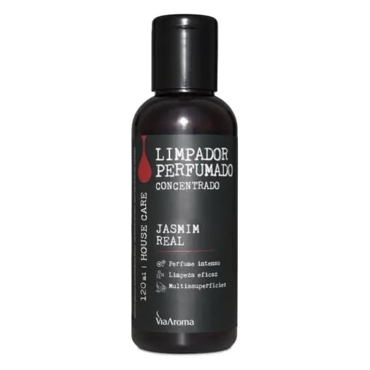 Limpador Perfumado Concentrado Jasmim Real Via Aroma - 120ml