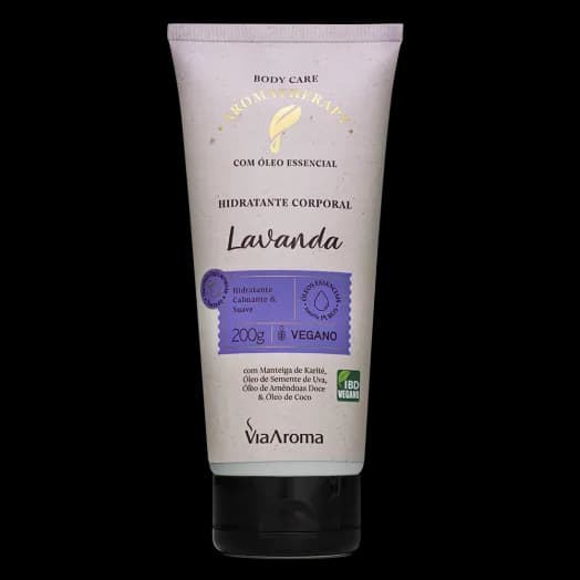 Hidratante Corporal Lavanda Aromatherapy Via Aroma - 200g