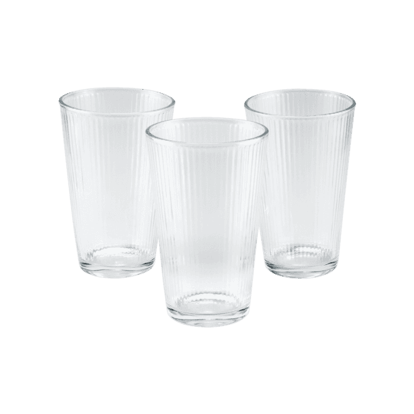 Conjunto c/ 3 copos de vidro 440ml – Global