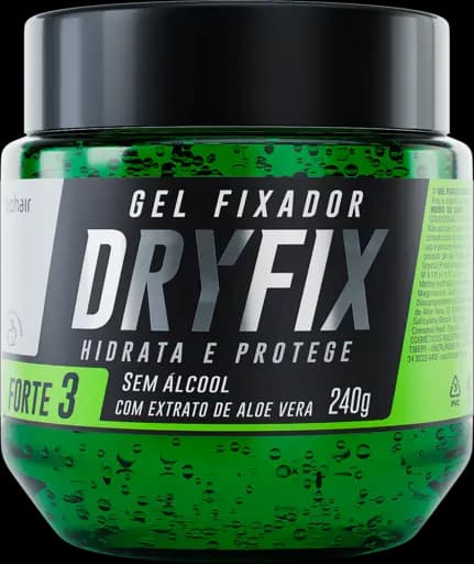 Gel Fixador Fixação Forte 3 Dryfix — gel fixador fixacao forte 3 dryfix 240g