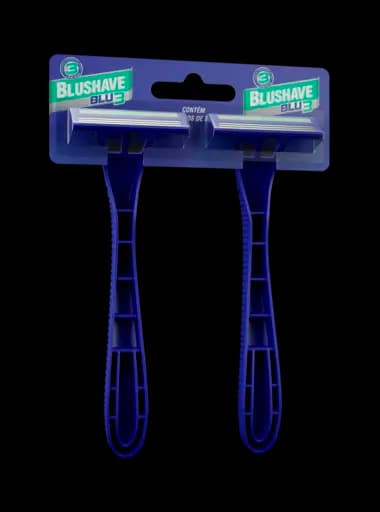 Aparelho De Barbear Blushave Blu3 Cartela — cartela 12x2x1
