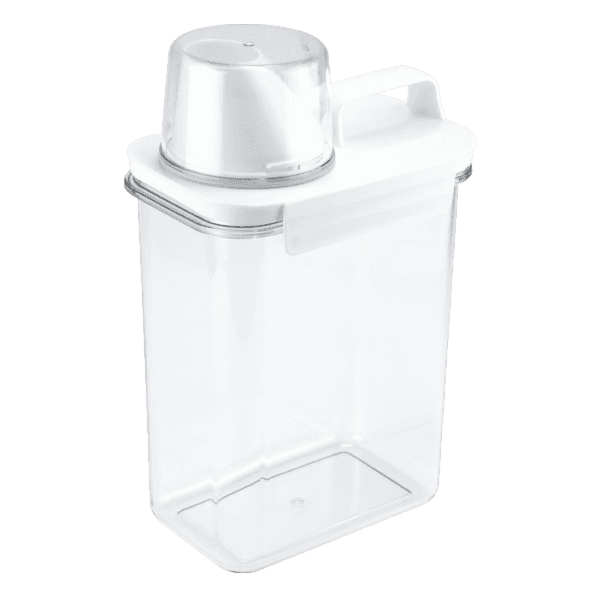 Pote organizador 1800ml para amaciante/sabão em pó c/ copo graduado – Global