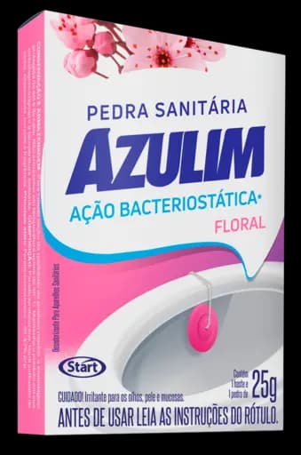 Pedra Sanitária Azulim — floral
