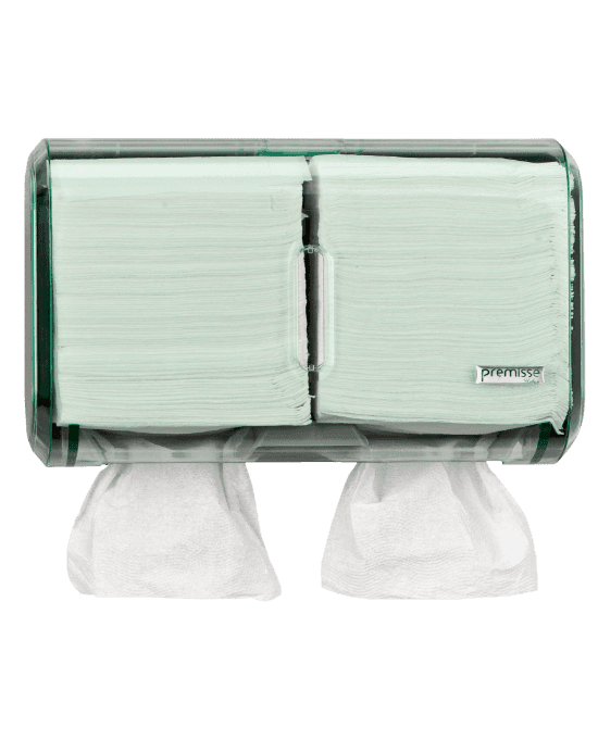 Toalheiro Compacto Multiplo Glass Verde — Premisse
