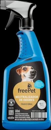Neutralizador De Odores Free Pet Tradicional — tradicional 500ml