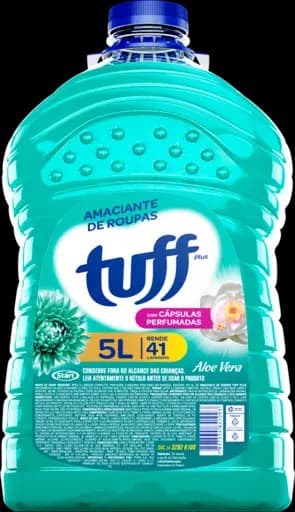 Amaciante De Roupas Tuff Plus Aloe Vera — aloe vera 5l