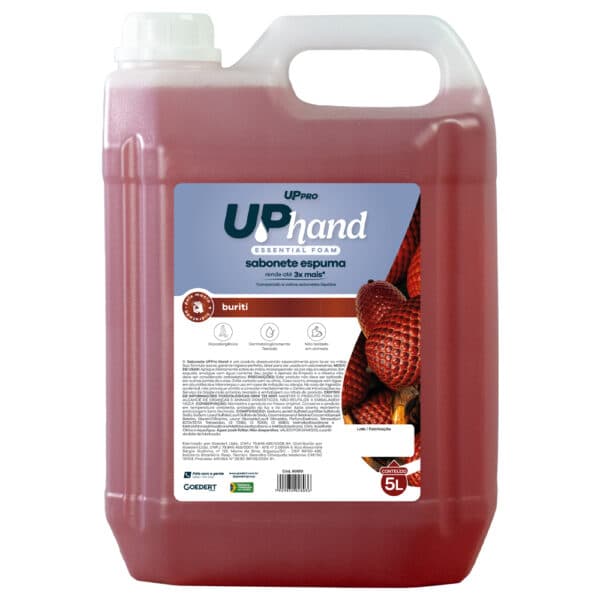 Sabonete espuma 5l buriti Up Hand essential foam – UPPRO