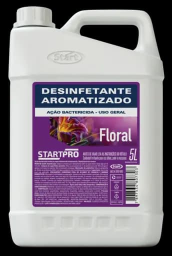 Desinfetante Aromatizado Floral — desinf aromatizado floral 4x5l – Start