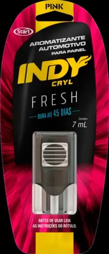 AROMATIZANTE AUTOMOTIVO PARA PAINEL PINK INDY CRYL — indy aromatizante painel pink 3x7ml
