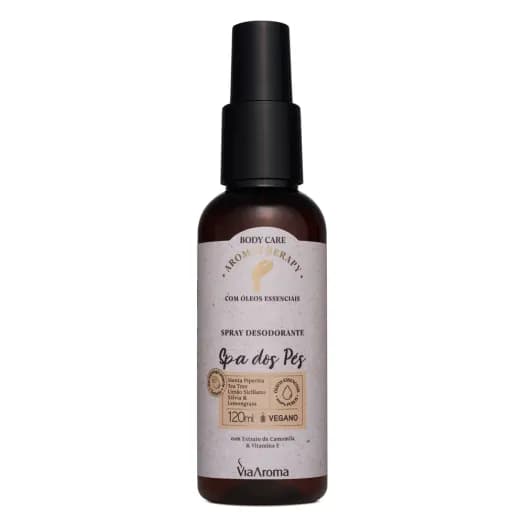 Spray Desodorante Spa dos Pés Aromatherapy Via Aroma - 120ml