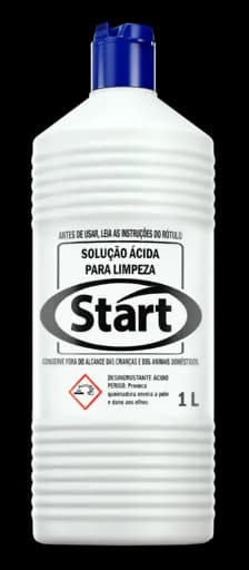 Solução Ácida Limpeza Pesada — sol acida start 12x1l limpeza pesada