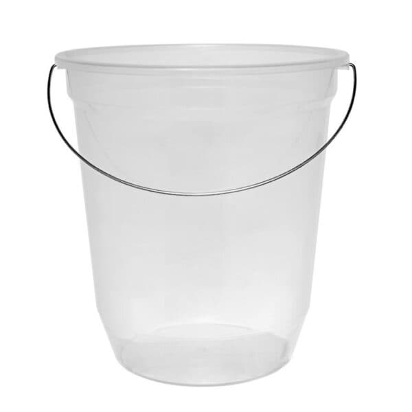 Balde plastico 18l (alça metalica) translucido – Jaguar
