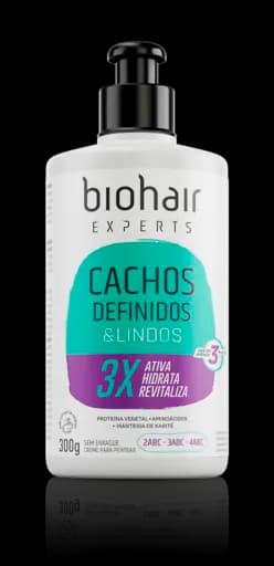 CREME DE PENTEAR CACHOS DEFINIDOS BIOHAIR — biohair creme de pentear cachos definidos