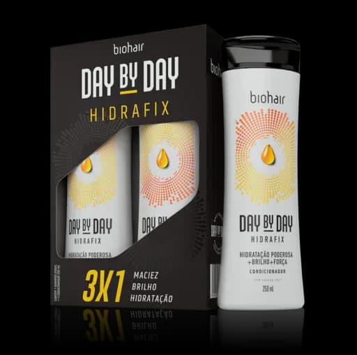 DAY BY DAY KIT SHAMPOO/CONDICIONADOR HIDRAFIX BIOHAIR — biohair day by day kit shcond hidrafix