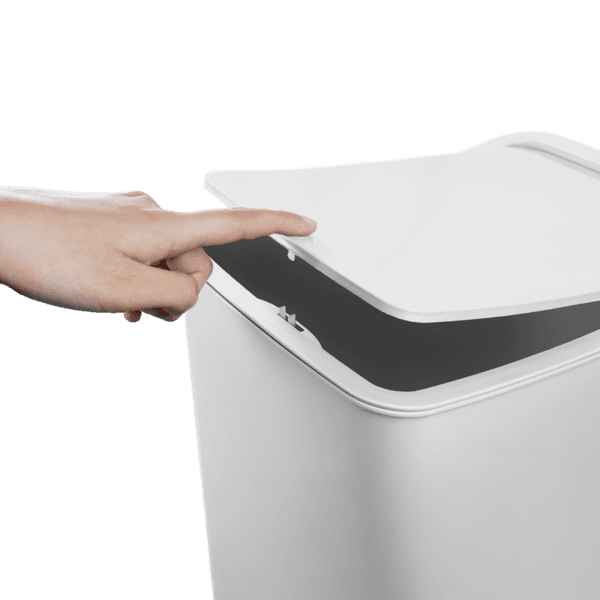Lixeira Touch – Branco – 20l – Mood