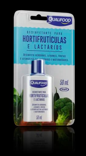 Desinfetante Hortifruticola Qualifood — desinf hortifruticola qualifood 12x50ml blister