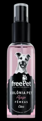 Côlonia Pet Para Cães Free Pet Afago — afago 120ml