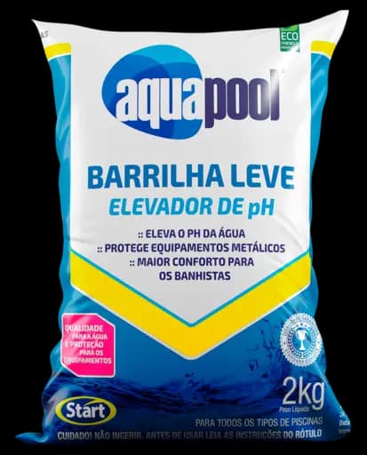 Barrilha Leve Elevador De pH Aquapool — 2kg