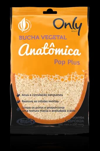 Bucha Vegetal Only — bucha vegetal anatomica pop plus laranja only