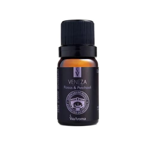 Essência Veneza Rosas & Patchouli Linha Mundo Via Aroma - 10ml