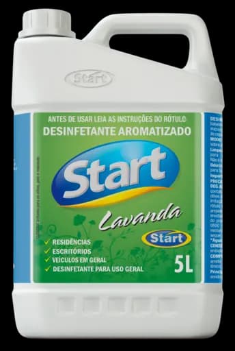 Desinfetante Aromatizado Lavanda — desinf aromatizado lavanda 4x5l – Start