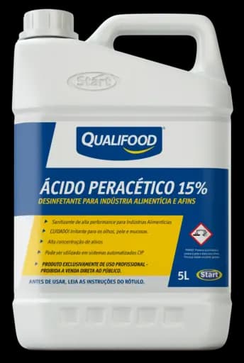 ÁCIDO PERACÉTICO 15% QUALIMILK — acido peracetico 15 5l qualimilk